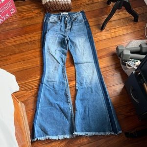 Flare Two Toned Kancan jeans size 27